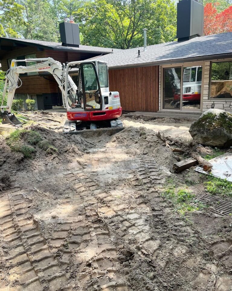 Demolition and excavation before a renovation. Thor Construction job photo.