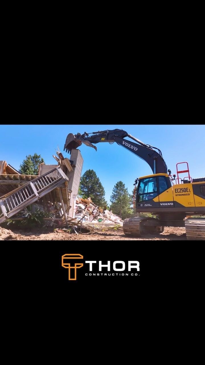 Timber! A demolition from start to finish. Thor Construction job video.